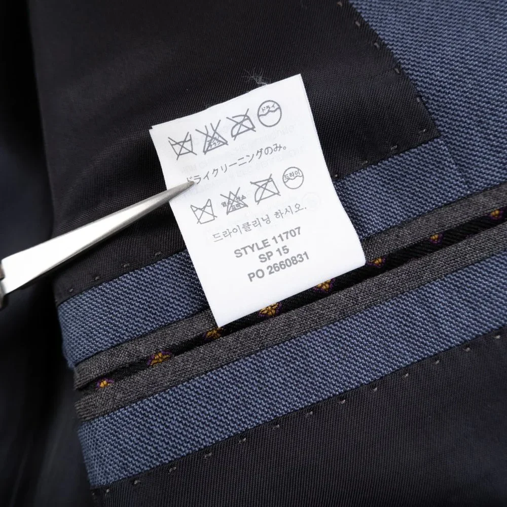 J. CREW Ludlow Slim-fit suit jacket Tollegno 1900 Italian worsted wool size 46L